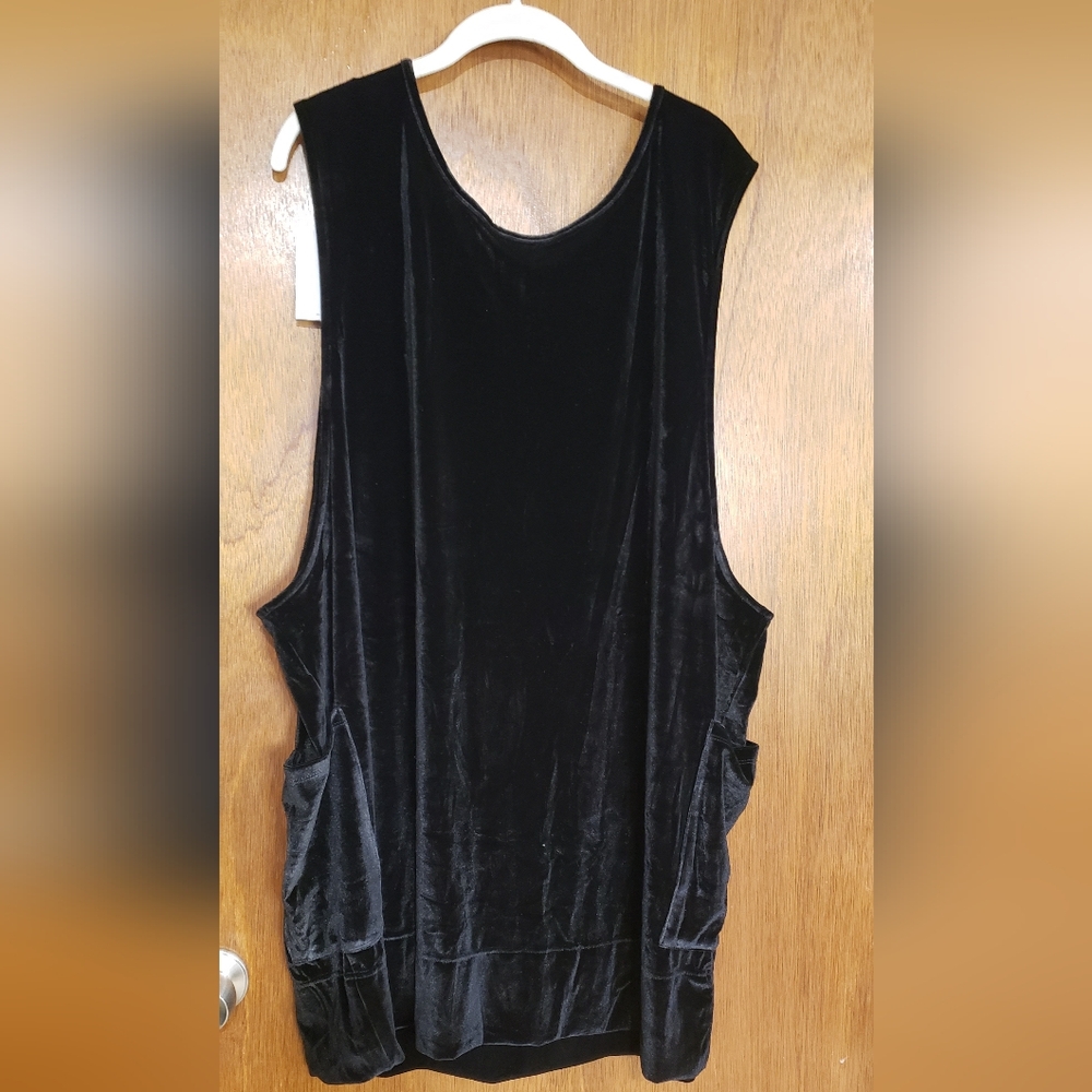 Agnes & Dora Black Velvet  Jumper Dress XXL
